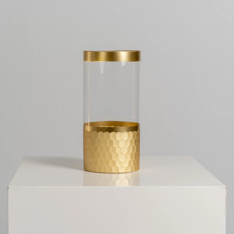 Frosted Gold Vase