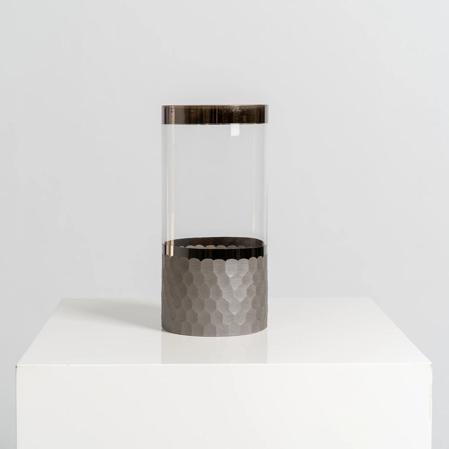 Grey frosted Vase