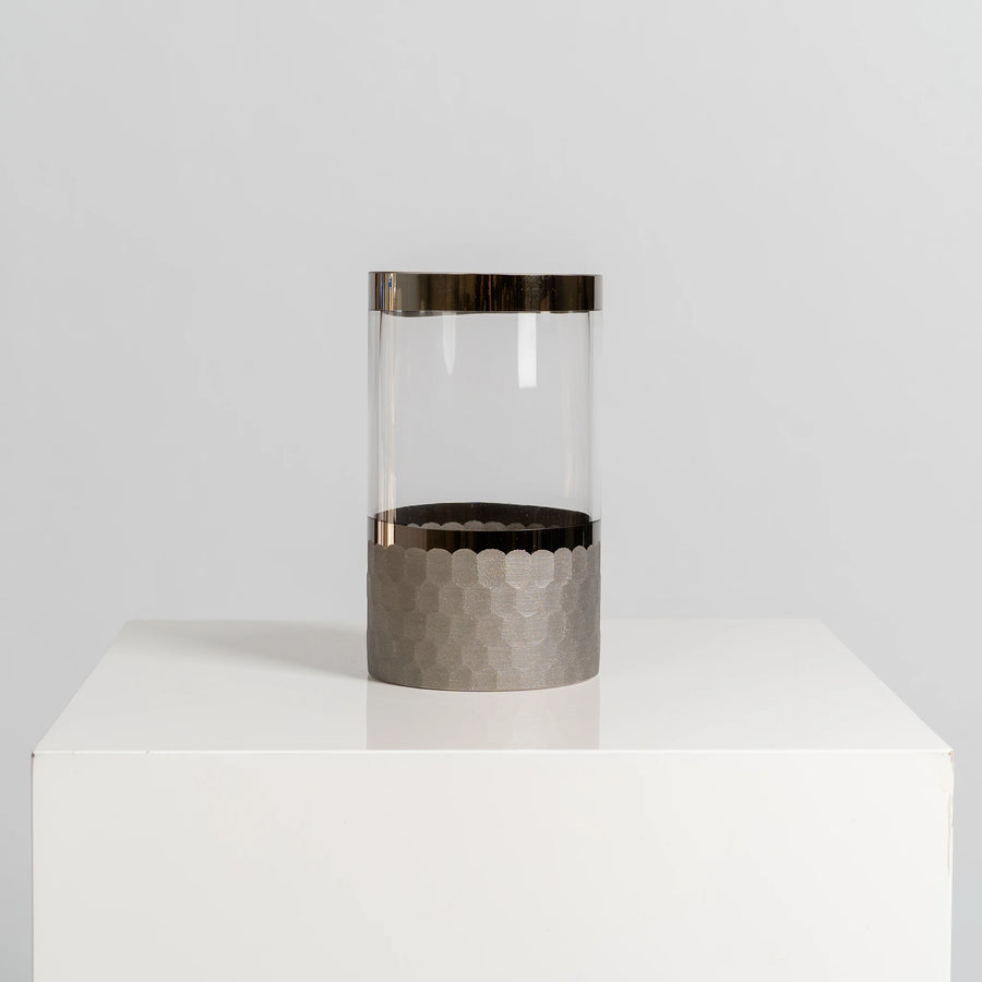 Grey frosted Vase