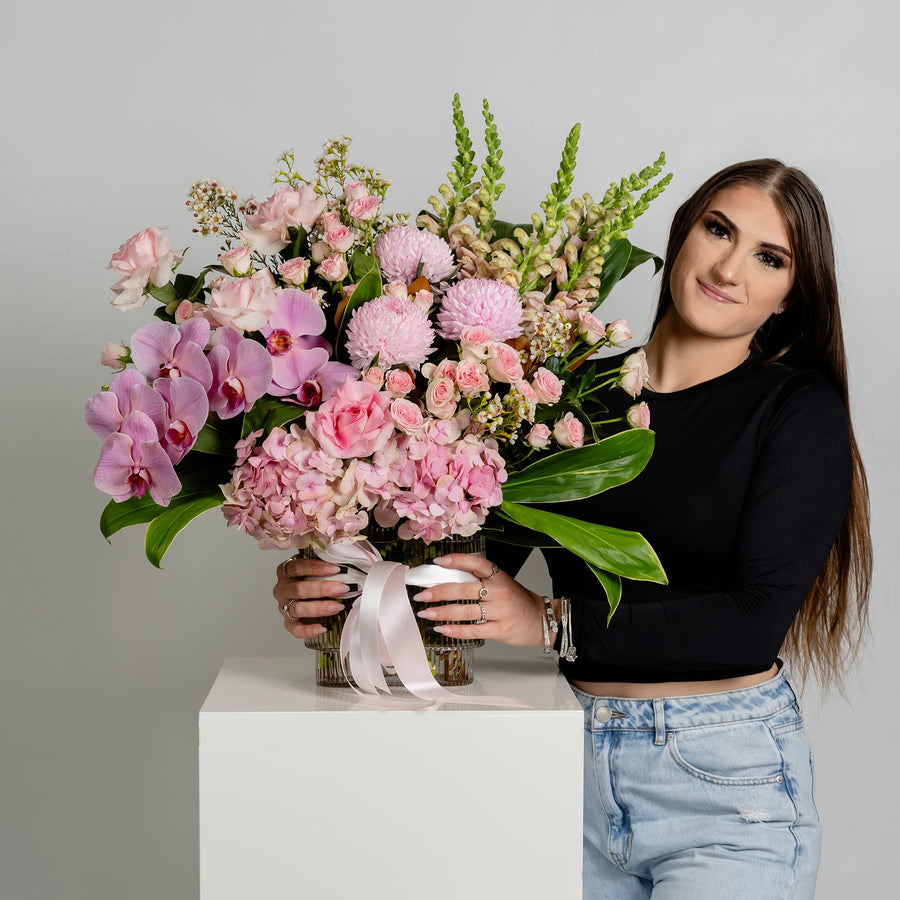 Blush & Bloom (Vase Included)