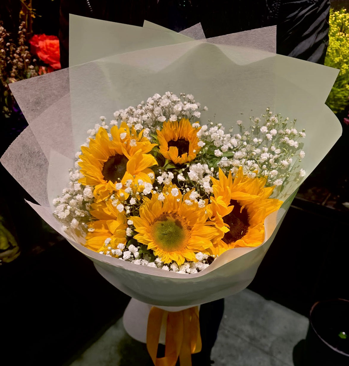 Sunflowers with Baby&