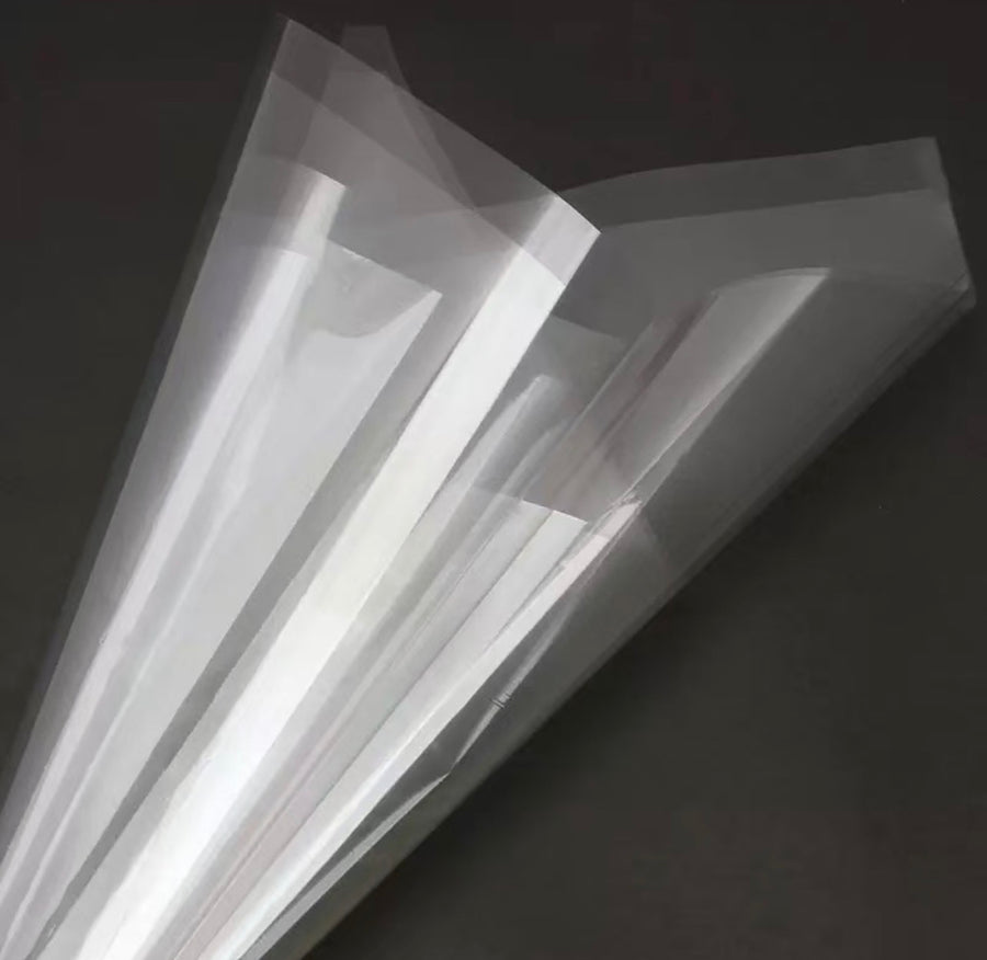 Clear Cellophane sheets