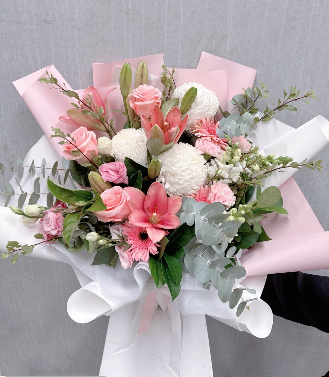 Pink and White Mother&
