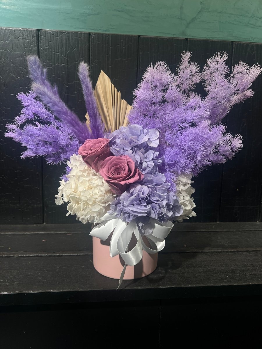Purple Haze Preserved arrangement - ROSE &amp; CO
