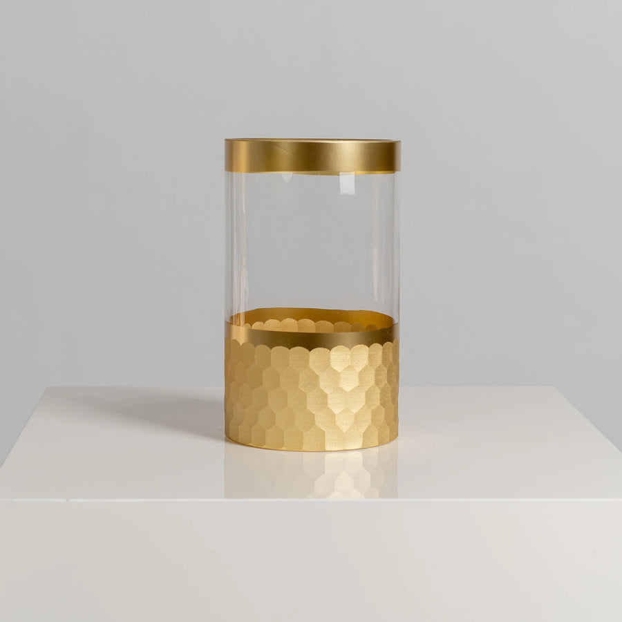 Frosted Gold Vase