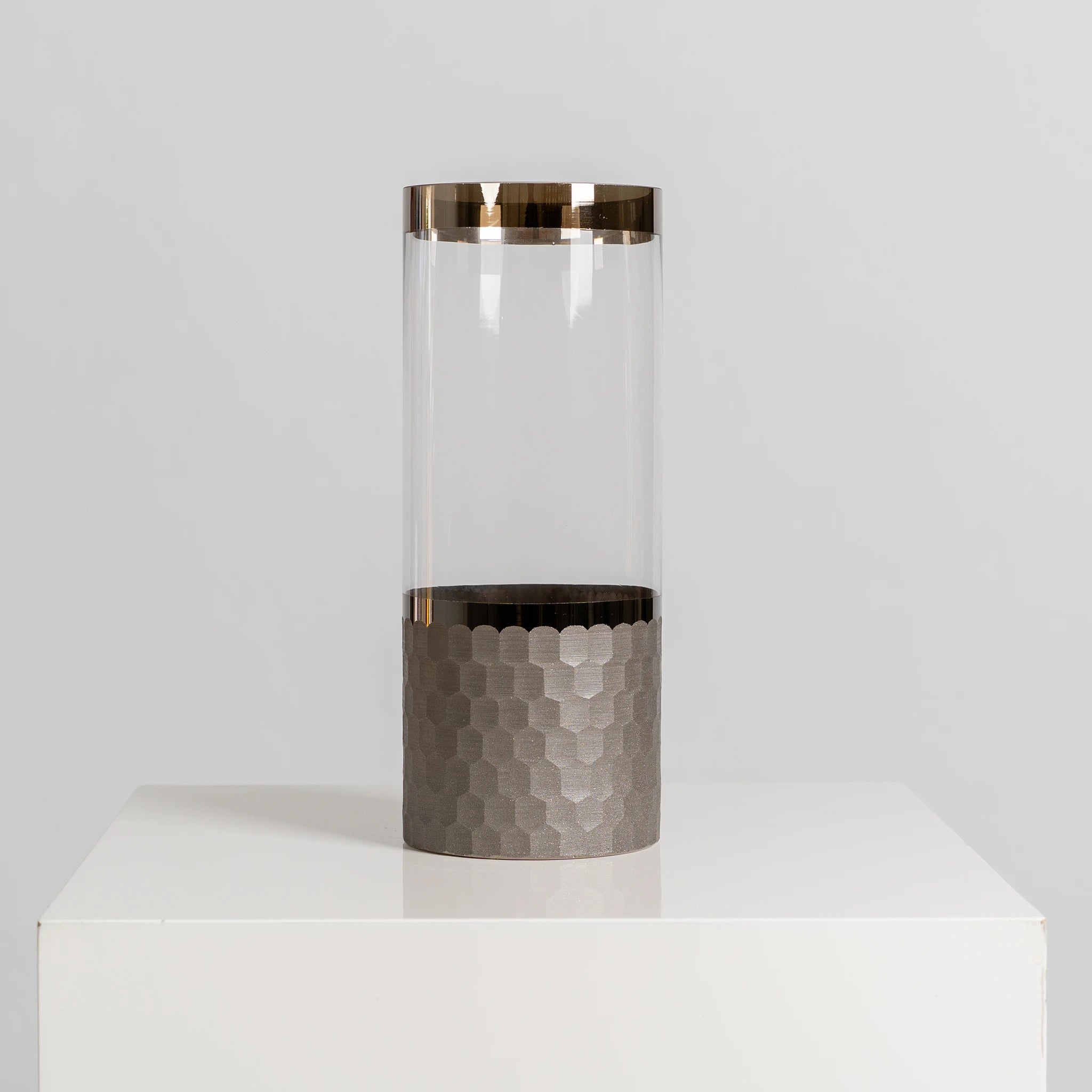 Grey frosted Vase