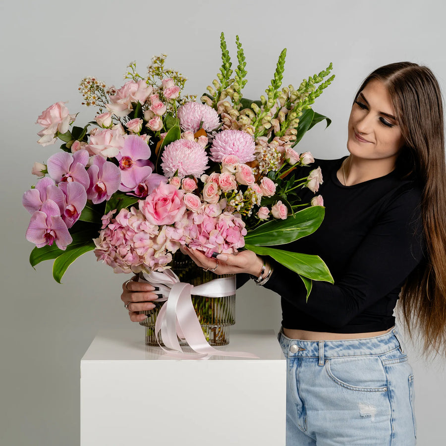 Blush & Bloom (Vase Included)