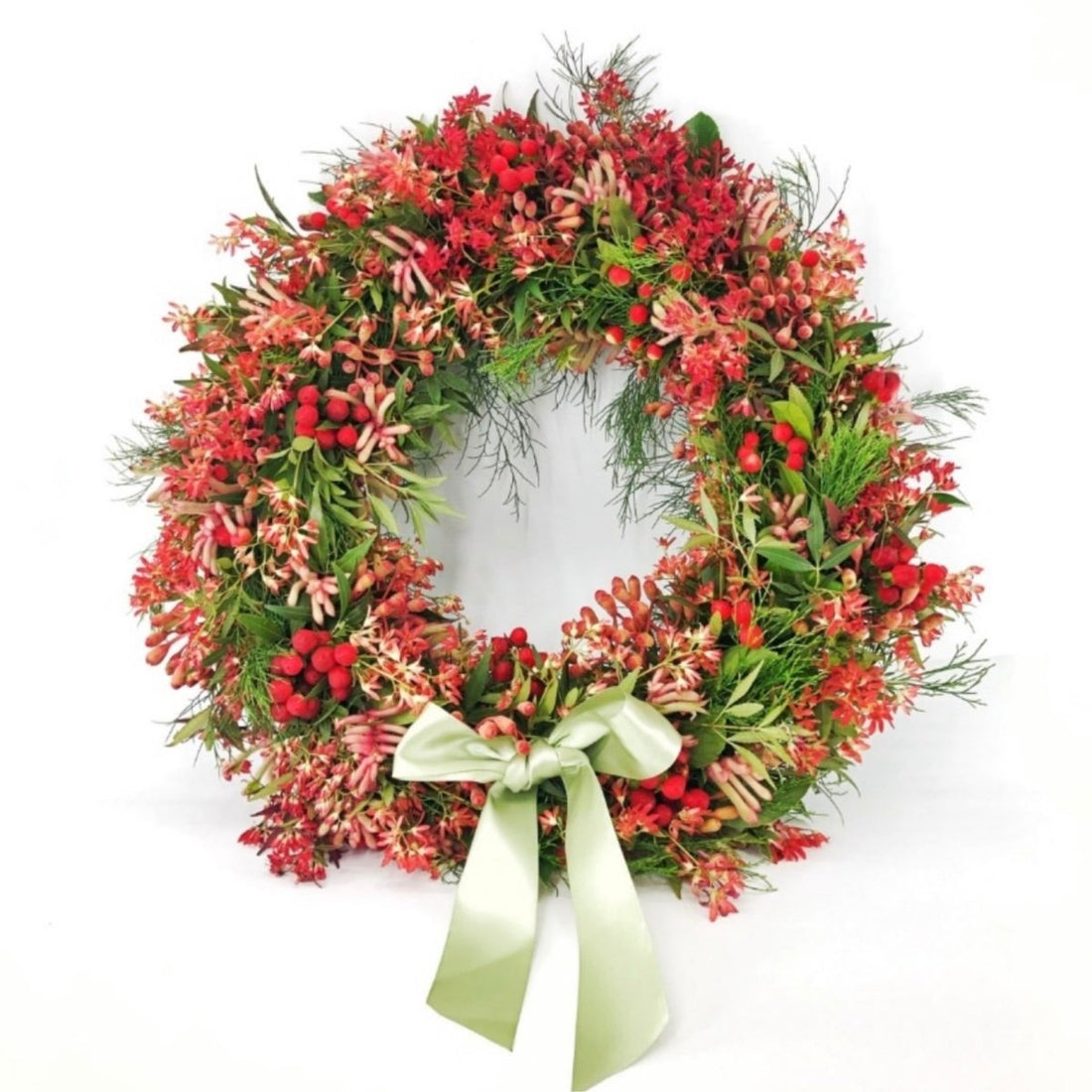 Christmas Bush Wreath - ROSE &amp; CO