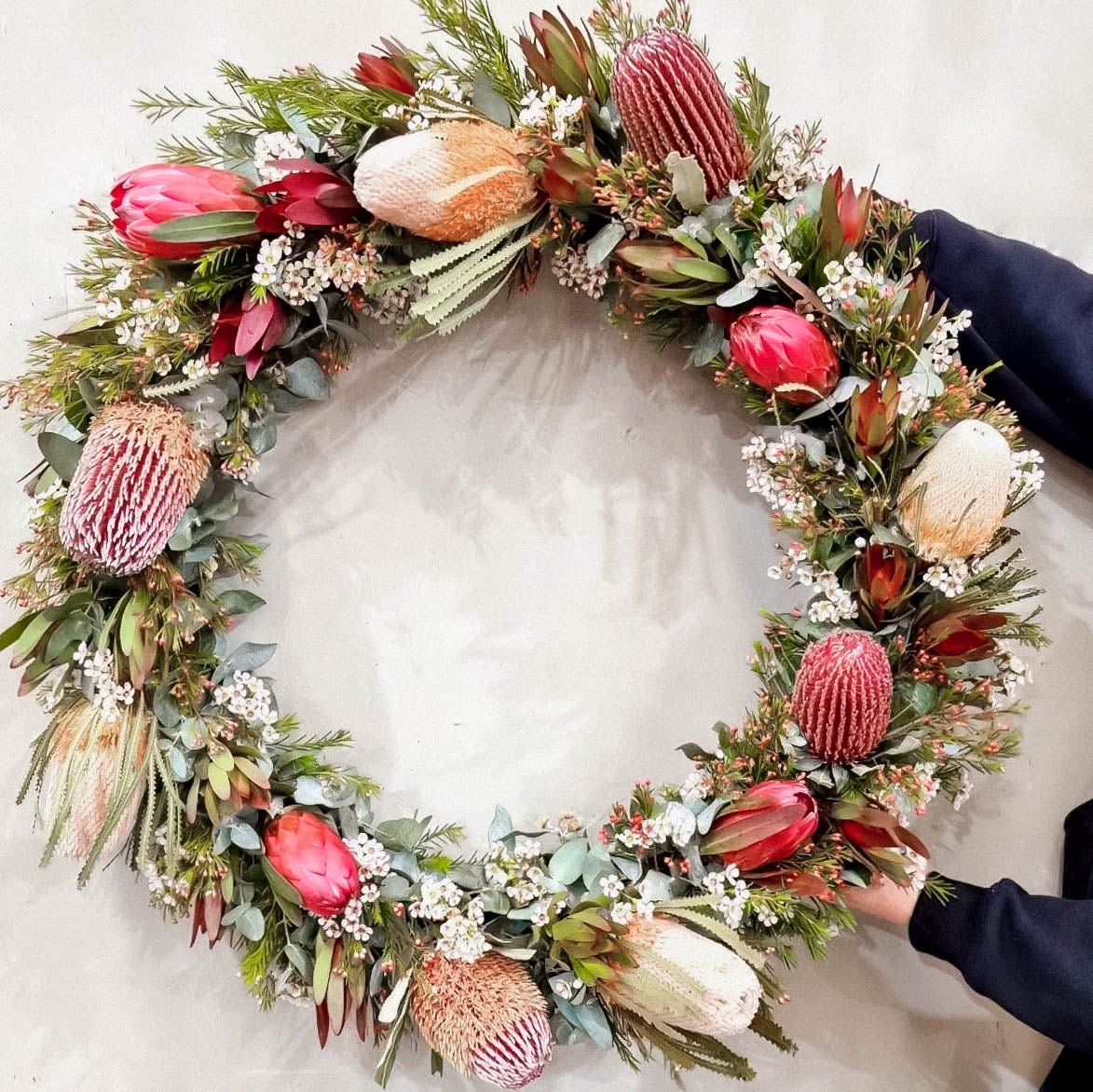 Funeral Wreath in Natives - ROSE &amp; CO