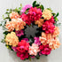 Luxe Funeral Wreath Brightly Coloured - ROSE & CO