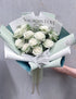 Roses Mix White Baby’s Breath - ROSE & CO